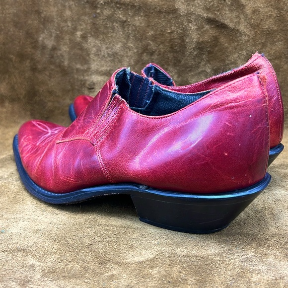 Code West Vintage Red Ankle Booties - Picture 8 of 11